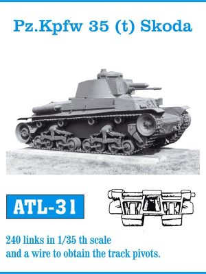 1/35 Friulmodel ATL-45 T-26 Friul Metal Tracks 